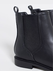 Simply Be Black Wide Fit Classic Chelsea Ankle Boots - Image 4 of 4