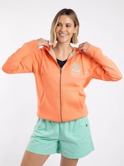 Weird Fish Orange Cyra Graphic Full Zip Hoodie - Image 2 of 8