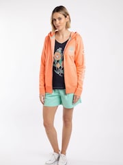 Weird Fish Orange Cyra Graphic Full Zip Hoodie - Image 4 of 8