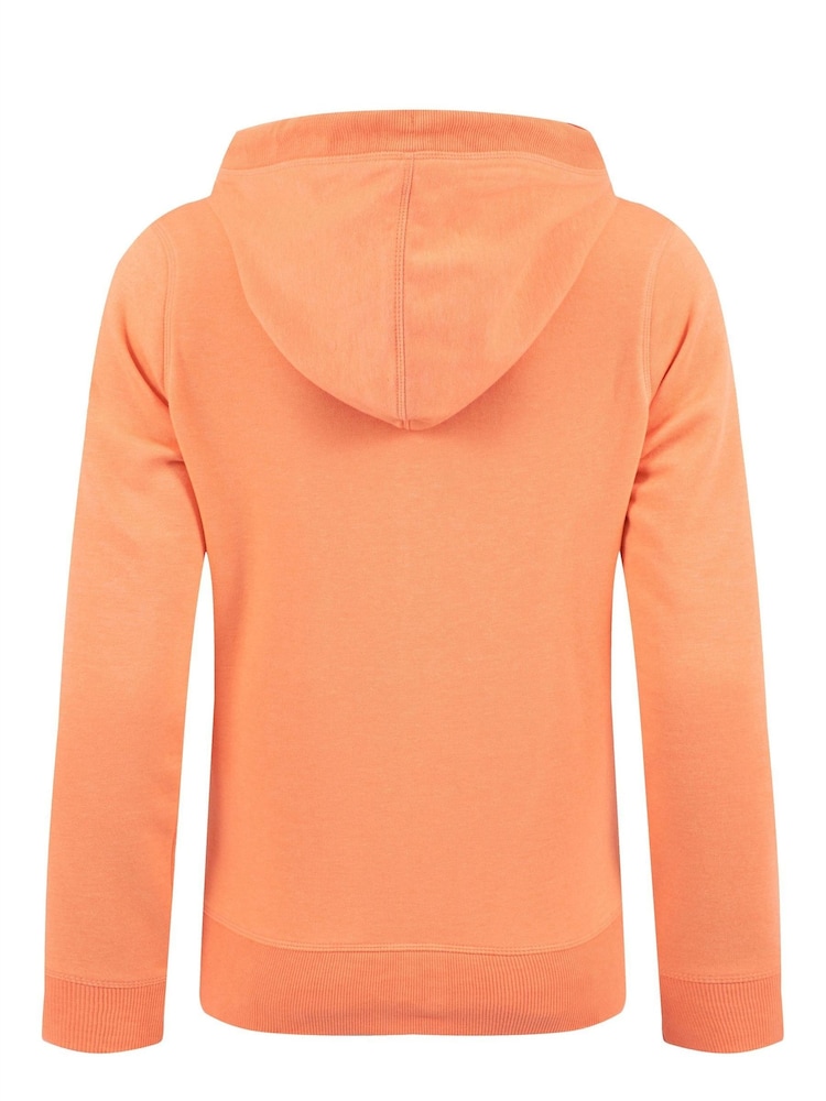 Weird Fish Orange Cyra Graphic Full Zip Hoodie - Image 8 of 8