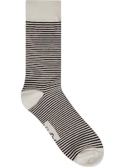 Weird Fish Green Wyatt Patterned Socks 3 Pack - Image 3 of 4