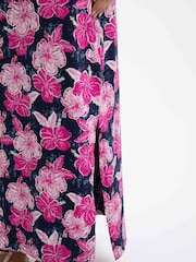 Weird Fish Pink Mirren Printed Maxi Dress - Image 5 of 7