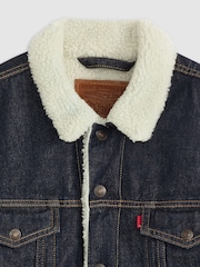 Levi's® Blue Type Iii Sherpa Trucker Jacket - Image 5 of 5