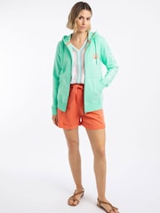 Weird Fish Green Cyra Graphic Full Zip Hoodie - Image 3 of 7
