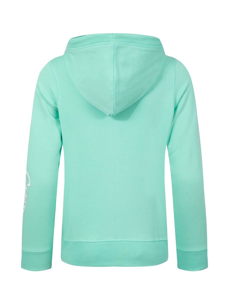 Weird Fish Green Cyra Graphic Full Zip Hoodie - Image 7 of 7 Weird Fish Green Cyra Graphic Full Zip Hoodie - Image 7 of 7