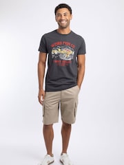 Weird Fish Black Fish Out Of Water Front Print Graphic T-Shirt - Image 3 of 6