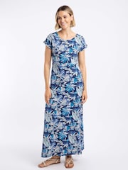 Weird Fish Mirren Printed Maxi Dress - 7의 이미지 1
