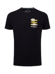 Weird Fish Blue Food Festival Back Print Graphic T-Shirt - Image 5 of 6