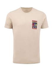 Weird Fish Cream Codpool Back Print Artist T-Shirt - Image 5 of 6