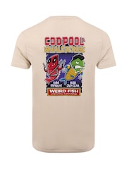 Weird Fish Cream Codpool Back Print Artist T-Shirt - Image 6 of 6