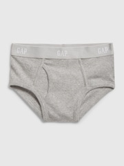Gap Multi Kids Organic Cotton Logo 4 Pack Briefs (4-13yrs) - Image 2 of 2
