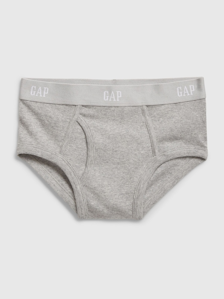 Gap Multi Kids Organic Cotton Logo 4 Pack Briefs (4-13yrs) - Image 2 of 2