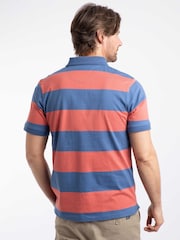 Weird Fish Red Ronald Striped Polo Shirt - Image 2 of 7