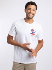 Weird Fish White Food Festival Back Print Graphic T-Shirt - Image 1 of 6