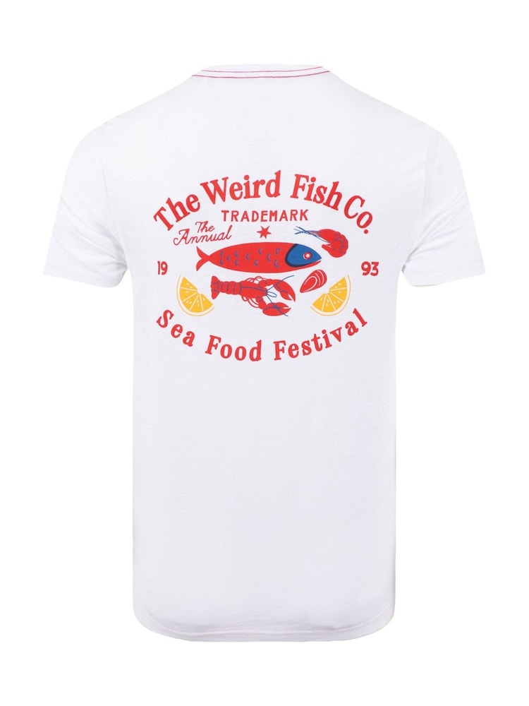 Weird Fish White Food Festival Back Print Graphic T-Shirt - Image 6 of 6 Weird Fish White Food Festival Back Print Graphic T-Shirt - Image 6 of 6