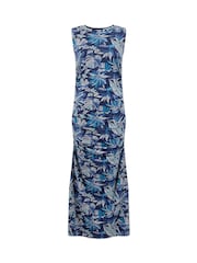 Weird Fish Tansley Printed Sleeveless Midi Dress - Bild 8 von 8