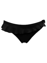 Pour Moi Black Brief Splash High Waisted Control Bikini Bottom - Image 2 of 3
