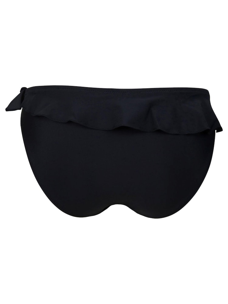 Pour Moi Black Brief Splash High Waisted Control Bikini Bottom - Image 3 of 3