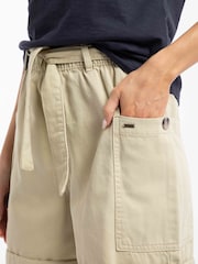 Weird Fish Cream Cynthia Cotton Twill Shorts - Image 5 of 7