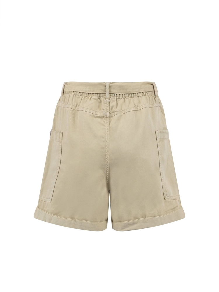 Weird Fish Cream Cynthia Cotton Twill Shorts - Image 7 of 7 Weird Fish Cream Cynthia Cotton Twill Shorts - Image 7 of 7