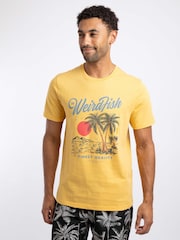 Weird Fish Yellow Palm Island Front Print Graphic T-Shirt - Image 5 of 7