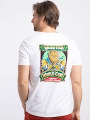 Weird Fish White The World Carp 26 Back Print Artist T-Shirt - Image 1 of 6