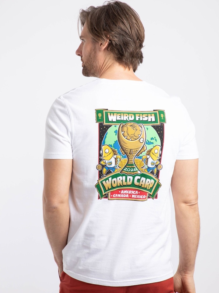 Weird Fish White The World Carp 26 Back Print Artist T-Shirt - Image 1 of 6 Weird Fish White The World Carp 26 Back Print Artist T-Shirt - Image 1 of 6