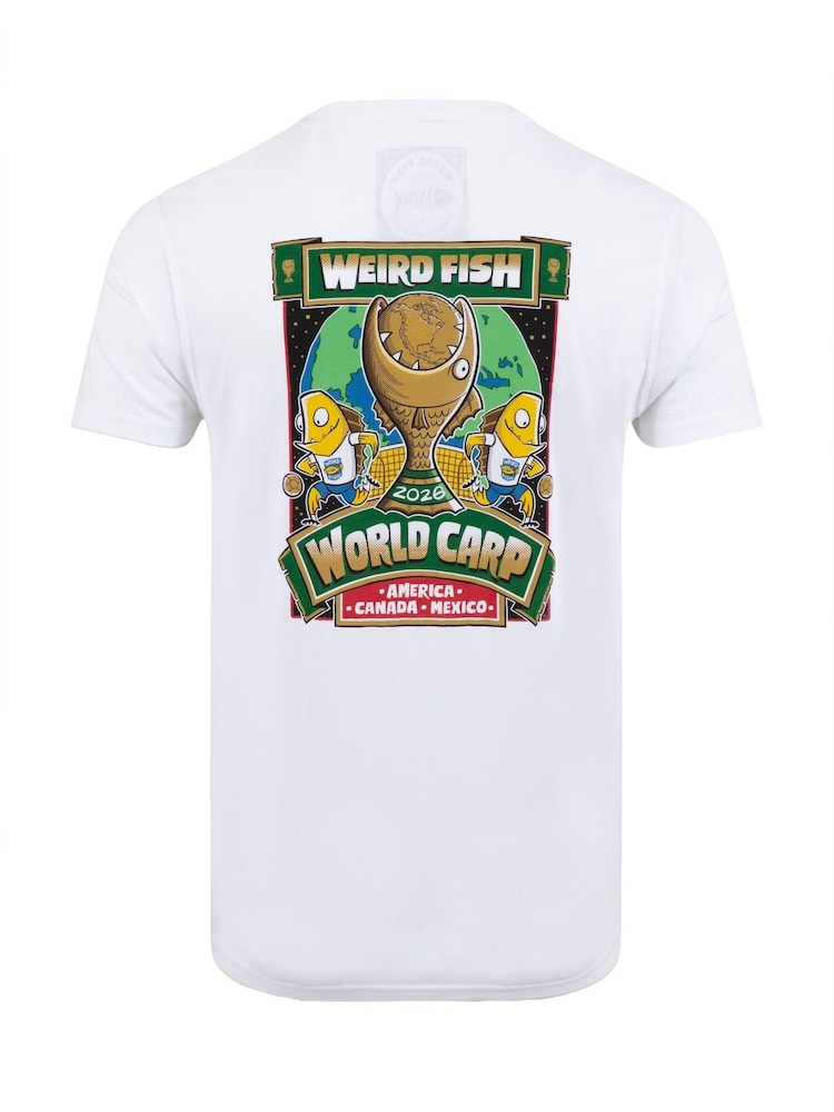 Weird Fish White The World Carp 26 Back Print Artist T-Shirt - Image 6 of 6 Weird Fish White The World Carp 26 Back Print Artist T-Shirt - Image 6 of 6