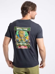 Weird Fish Blue The World Carp 26 Back Print Artist T-Shirt - Image 2 of 6