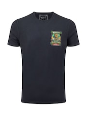 Weird Fish Blue The World Carp 26 Back Print Artist T-Shirt - Image 5 of 6