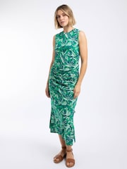 Weird Fish Tansley Printed Sleeveless Midi Dress - 7의 이미지 1