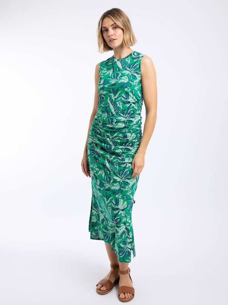 Weird Fish Tansley Printed Sleeveless Midi Dress - 7의 이미지 1