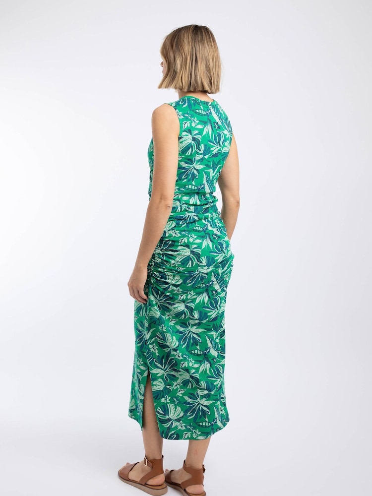 Weird Fish Tansley Printed Sleeveless Midi Dress - 7의 이미지 2
