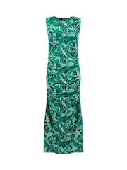 Weird Fish Tansley Printed Sleeveless Midi Dress - 7의 이미지 6
