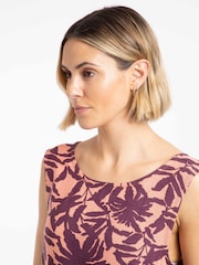 Weird Fish Orange Asterin Printed Sleeveless Top - Image 5 of 8