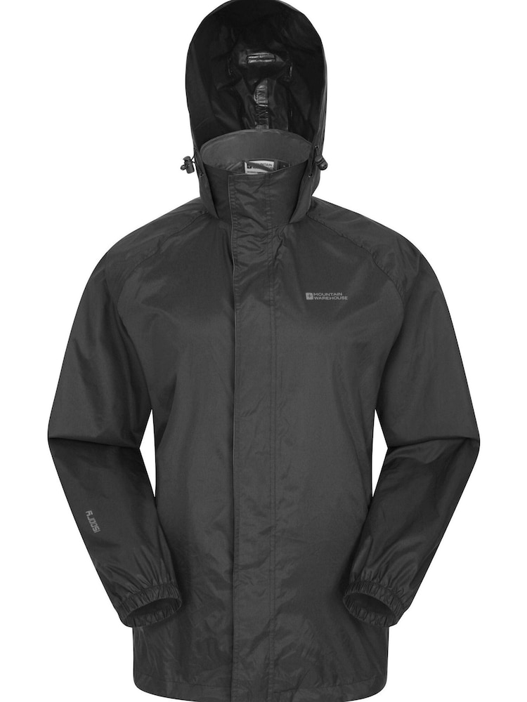 Mountain Warehouse Black Pakka Mens Waterproof Jacket - Image 1 of 4