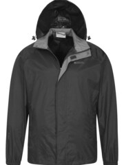 Mountain Warehouse Black Pakka Mens Waterproof Jacket - Image 3 of 4