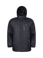 Mountain Warehouse Black Bracken Extreme 3 In 1 Mens Waterproof Jacket - Image 3 of 5