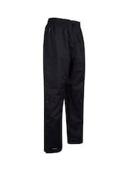 Mountain Warehouse Black Downpour Mens Waterproof Trousers - Short Length - Image 2 of 5