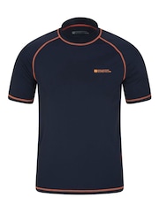 Mountain Warehouse Navy Mens UV Rash Vest - Image 1 of 5