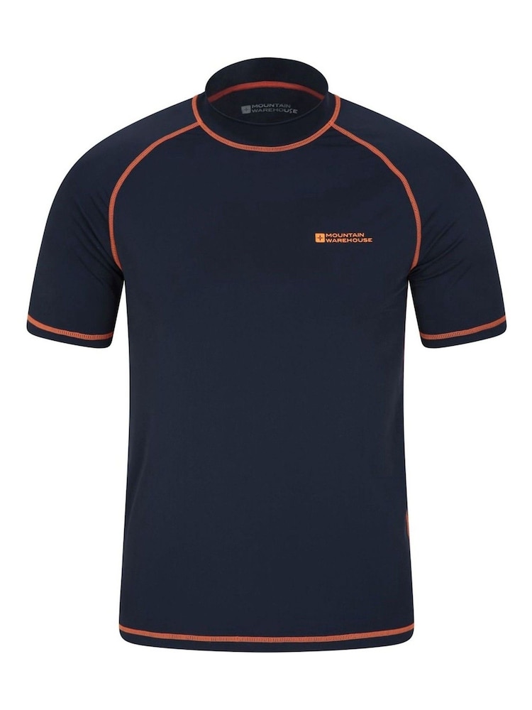 Mountain Warehouse Navy Mens UV Rash Vest - Image 1 of 5