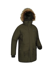 Mountain Warehouse Khaki Green Mountain Warehouse Antarctic Extreme Waterproof Mens Down Jacket - Image 2 of 5