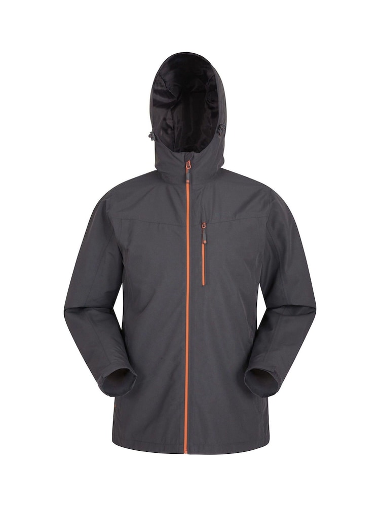 Mountain Warehouse Grey/Black Brisk Extreme Mens Waterproof Jacket - Image 1 of 5