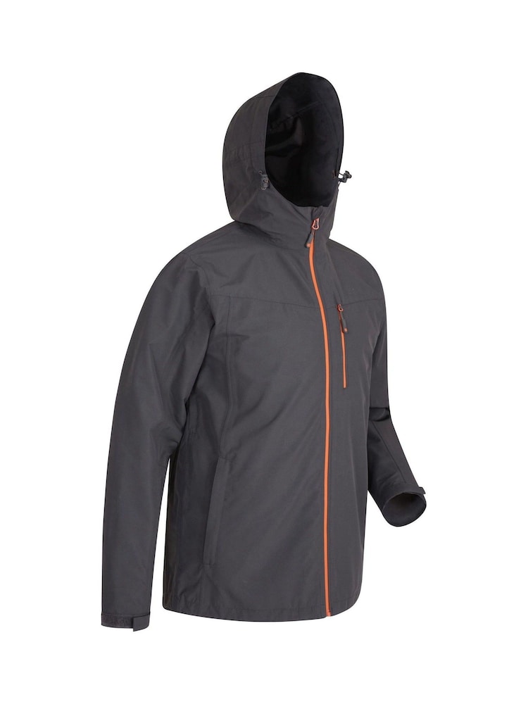 Mountain Warehouse Grey/Black Brisk Extreme Mens Waterproof Jacket - Image 2 of 5