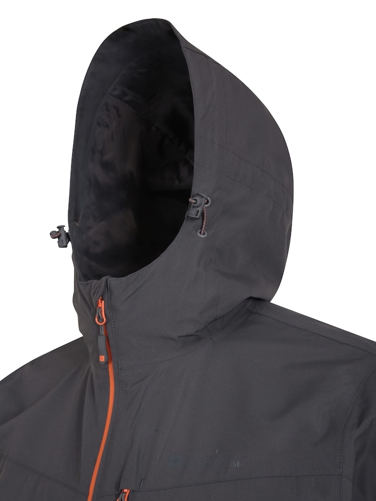 Mountain Warehouse Grey/Black Brisk Extreme Mens Waterproof Jacket - Image 5 of 5