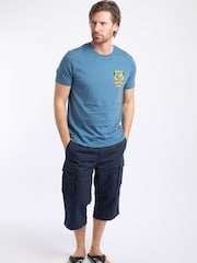 Weird Fish Blue The World Carp 26 Back Print Artist T-Shirt - Image 3 of 6