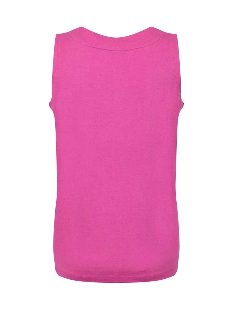 Weird Fish Pink Tirtha Embroidered Jersey Vest - Image 7 of 7 Weird Fish Pink Tirtha Embroidered Jersey Vest - Image 7 of 7
