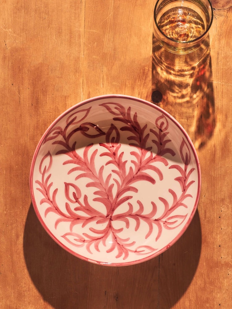 LATE AFTERNOON Pink Vina Large Bowl - Image 1 of 5