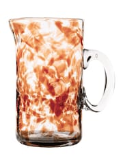 LATE AFTERNOON Oro Brown Glass Jug - Image 4 of 4