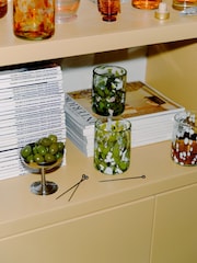 LATE AFTERNOON Jardin Green Glass Tumbler - Image 5 of 6